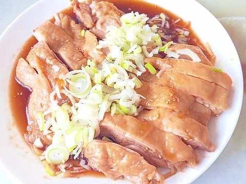 鶏モモで作る!簡単ピリ辛よだれ鶏♪